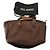 Autre Marque Paul Marius Piccola pochette in pelle texturizzata - Bronzo