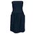 Prada Trägerloses Denim-Kleid Dunkelblau