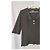 Polo Chanel de algodón gris antracita con botones de joya CC - vista 3