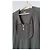 Polo Chanel de algodón gris antracita con botones de joya CC - vista 9