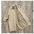 Trench-coat Burberrys beige in cotone - vista 3