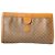 Clutch Gucci GG Supreme Monogram Marrone Monogramma