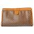 Clutch Gucci GG Supreme Monogram Marrone Monogramma - vista 5