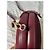 Gucci Borsa a tracolla rotonda in tela monogramma e pelle bordeaux Bordò - vista 7