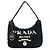 Borsa 2way in spugna Prada Re-Edition 2000 Nero