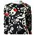Escada by Margaretha Ley Top con Estampado de Dados Negro Blanco Roja Gris - vista 2