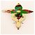 Barrette Louis Vuitton Flower Hatman/Panda/Onion Head D'oro - vista 2
