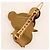 Barrette Louis Vuitton Flower Hatman/Panda/Onion Head D'oro - vista 5