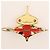 Barrette Louis Vuitton Flower Hatman/Panda/Onion Head D'oro - vista 6