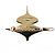 Barrette Louis Vuitton Flower Hatman/Panda/Onion Head D'oro - vista 7