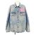 Chaqueta vaquera Palm Angels Azul