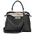 Fendi Peekaboo Regular Cuoio Roma Selleria Borsa Grigio antracite
