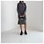 Fendi Peekaboo Regular Cuoio Roma Selleria Borsa Grigio antracite - vista 11