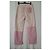 Jeans Ganni Lovy Color Block Rosa Fuschia - vista 2