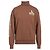 Autre Marque Enterprise Japan Rollkragen-Sweatshirt Braun - Space Print Karamell
