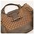 Gucci borsa a mano GG monogram monogrammata e pelle Marrone - vista 6