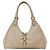 Gucci Borsa Jackie Hobo in Pelle Monogramma Beige