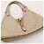 Gucci Borsa Jackie Hobo in Pelle Monogramma Beige - vista 6