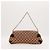 Gucci Borsa a tracolla Horsebit in tela monogramma Marrone - vista 3