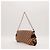 Gucci Borsa a tracolla Horsebit in tela monogramma Marrone - vista 4