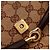Gucci Borsa a tracolla Horsebit in tela monogramma Marrone - vista 7