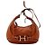 Gucci Borsa Hobo Bamboo e Morsetto in Pelle Marrone