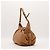 Louis Vuitton Borsa a tracolla in pelle traforata Monogram Marrone - vista 4