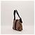 Gucci Borsa Hobo Abbey in tela monogram Marrone Nero Porpora - vista 4