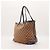 Gucci Borsa Tote in Tela Monogramma GG Marrone Blu - vista 2