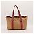 Borsa Tote Gucci Tela Monogramma GG Rosso Beige - vista 2