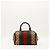 Gucci Borsa Boston Monogram GG Marrone Rosso Verde Monogramma - vista 3