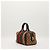 Gucci Borsa Boston Monogram GG Marrone Rosso Verde Monogramma - vista 4