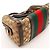 Gucci Borsa Boston Monogram GG Marrone Rosso Verde Monogramma - vista 8