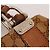 Gucci Borsa Tote GG Supreme in tela monogrammata e pelle Marrone - vista 8