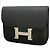 Hermès Portafoglio Constance in pelle Epsom nera Nero