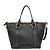 Bamboo Borsa a tracolla Gucci Guccissima in pelle nera e bambù Nero