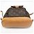 Zaino Louis Vuitton Monogram Montsouris MM Marrone - vista 5