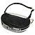 Borsa Hobo Christian Dior Dior Vibe Nero Bianco - vista 2