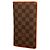 Louis Vuitton Damier Portefeuille Brazza Long Wallet Arancione Damier ebene