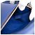 16 Céline Borsa Trapeze Celine in pelle di vitello martellata e scamosciato blu Small - vista 6