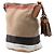 Bolsa bucket Ashby em canvas com mini estampa Mega Check marrom da Burberry - vista 2