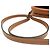 Céline Celine Borsa Tote Verticale Mini Triomphe in Tela Cerata Marrone Marrone scuro - vista 14
