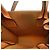Céline Celine Borsa Tote Verticale Mini Triomphe in Tela Cerata Marrone Marrone scuro - vista 9