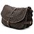 Louis Vuitton Marrone Monogram Mini Lin Saumur 30 Marrone scuro - vista 2