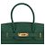Hermès Green Courchevel Birkin Retourne 30 Verde - vista 11