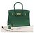 Hermès Green Courchevel Birkin Retourne 30 Verde - vista 13
