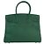Hermès Green Courchevel Birkin Retourne 30 Verde - vista 2