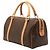 Céline Celine Brown Macadam Coated Canvas Boston Bag - view 2
