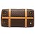 Céline Celine Brown Macadam Coated Canvas Boston Bag - view 3