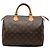 Louis Vuitton Marrone Monogram Speedy 30